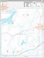 Palo Pinto, Tx Carrier Route Wall Map